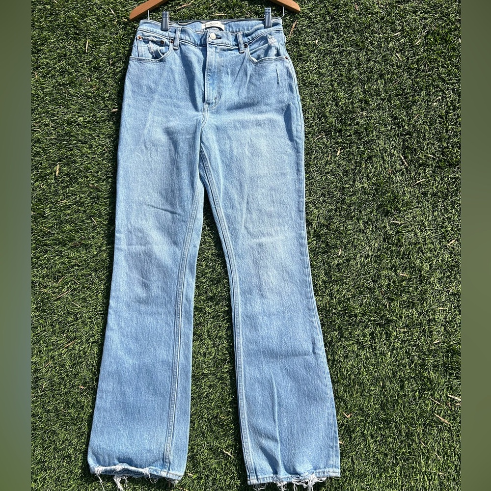 Abercrombie & Fitch Light Blue Flare Jeans